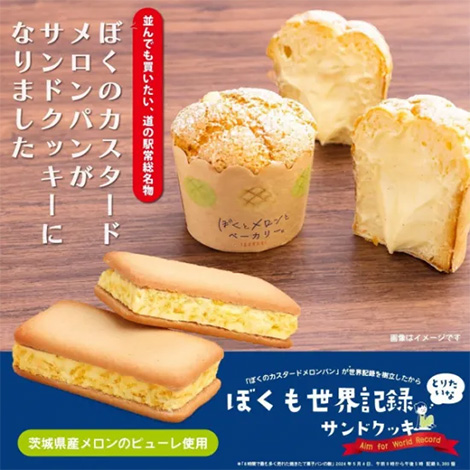 『ぼくも世界記録とりたいなサンドクッキー』8月8日(金)新発売!